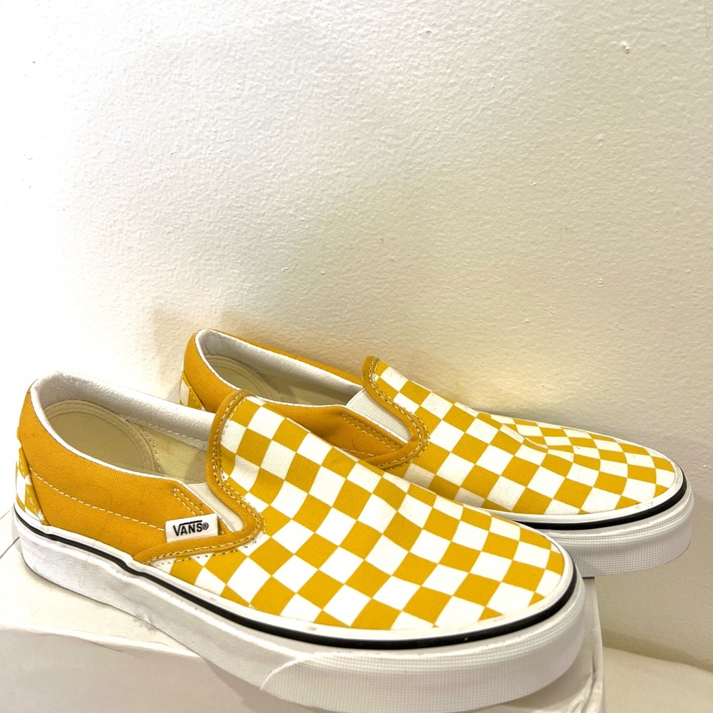 Vans Slip-on Checkerboard Yellow 8